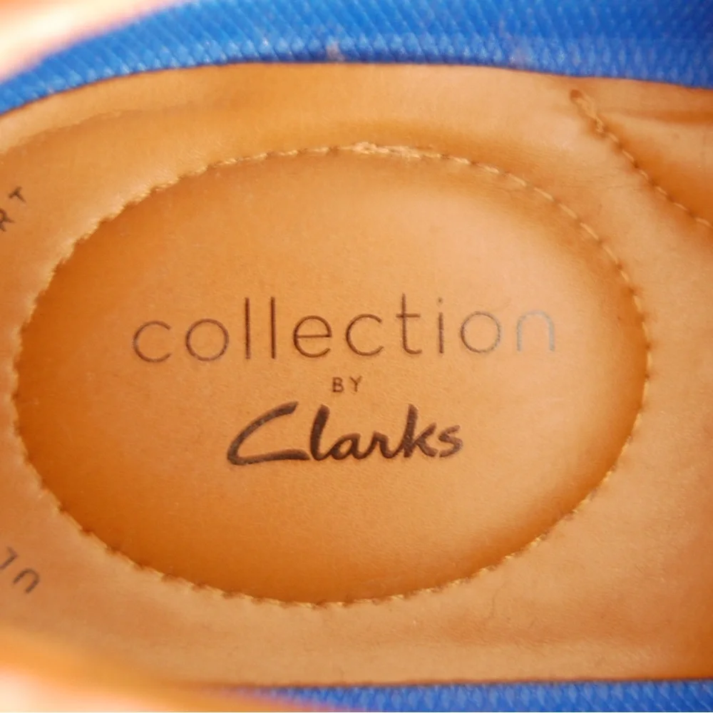 Clarks Men's Light Brown Leather Slip-Ons